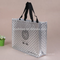 Custom Logo High Quality Metalized Lamination Non Woven Tote Shopping Bag Luxury